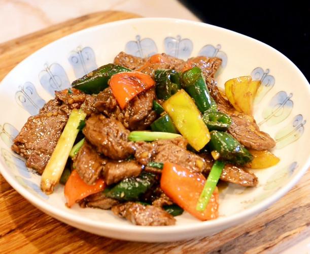Beef with Vegetables in Oyster Sauce