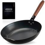 Small Yosukata Skillet Pan 30 cm (11,8-inch, Black Carbon Steel, Pre-Seasoned)